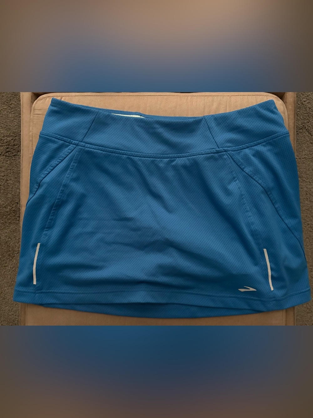 Brooks Blue Women's Athletic Skort with Reflective Accents